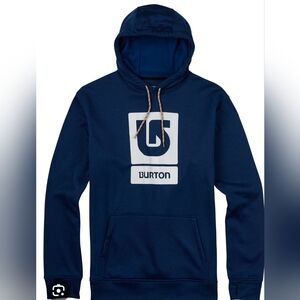 Burton Navy Pullover Hoodie